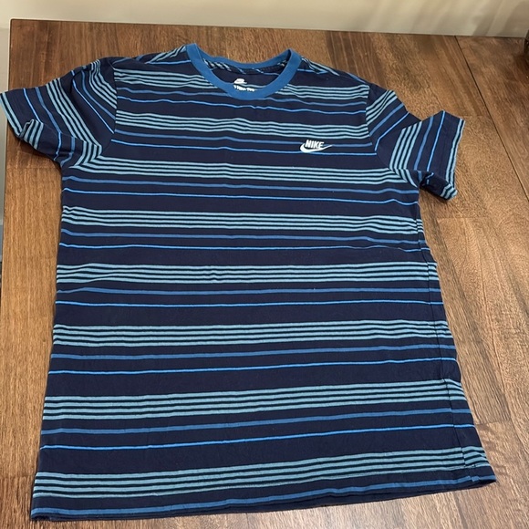 Nike Other - NIKE The Nike Tee Shirt Sz M. Blue with stripes